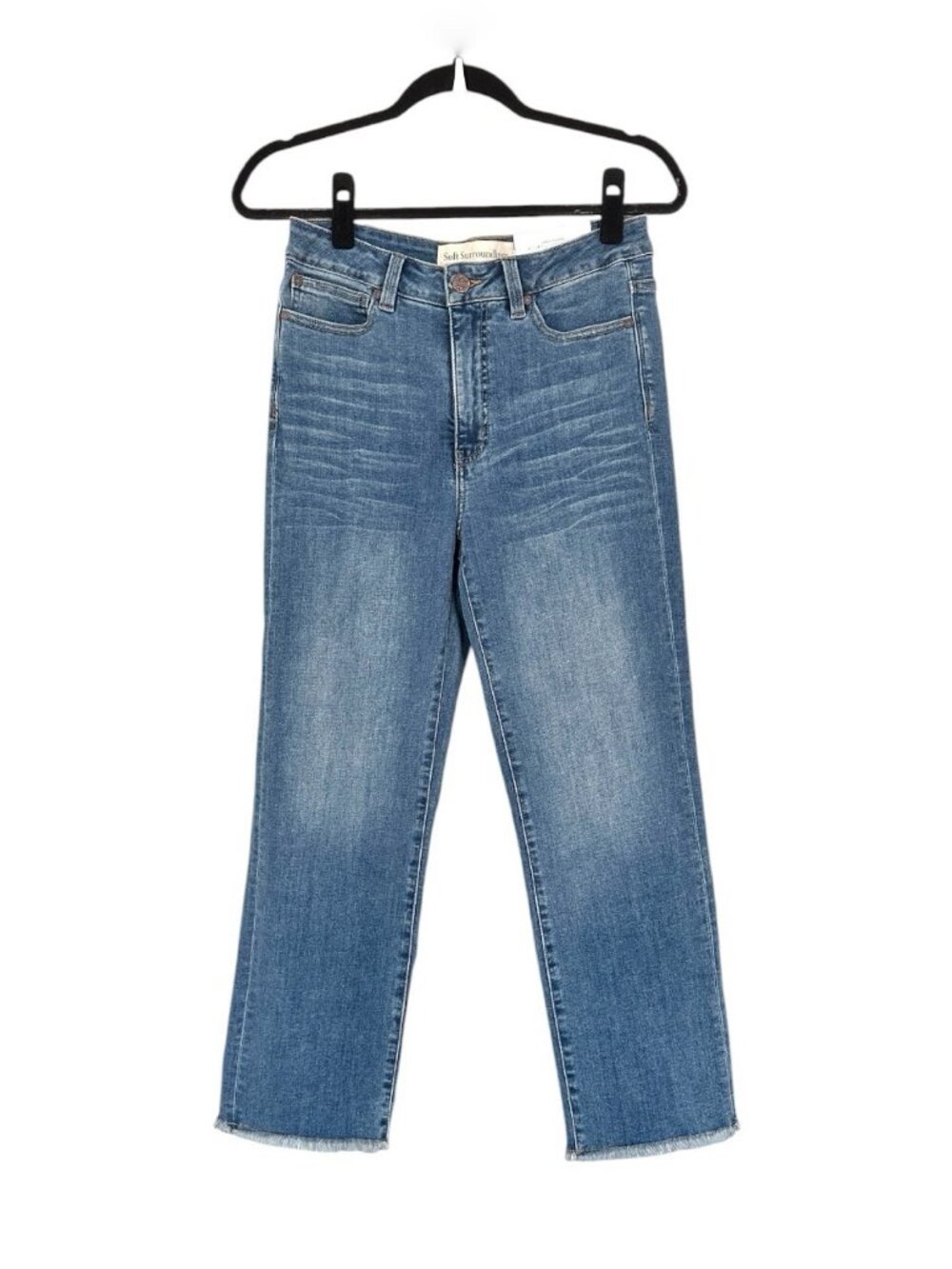 Soft Surroundings Ultimate Straight Leg Crop Jeans
